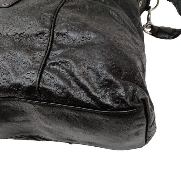 (S6) Authentic Louis Vuitton Crossbody Bag Black PVC Luxury Vintage Designer Han - Picture 5 of 9